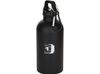 Oregon одностенная бутылка для воды с карабином, изготовленная из нержавеющей стали, сертифицированной по стандарту RCS, объемом 400 мл - Черный