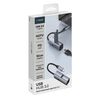 USB-хаб 3 в 1 USB-C - USB-A3.0 + USB-C PD100Вт + HDMI, серый, Deppa