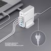 Зарядная станция 4xUSB Type-C, 2xUSB, PD, QC, 160Вт, белый, Deppa