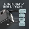 Внешний АКБ NRG Turbo V4 60000 мА-ч, дисплей, черный, Deppa