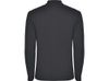 Рубашка поло "Estrella" мужская с длинным рукавом, графит