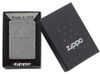 Зажигалка ZIPPO Classic с покрытием ™Plate, латунь/сталь, серебристая, матовая, 38x13x57 мм