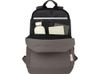 Рюкзак для ноутбука 15,6 дюймов с защитой от кражи Joey объемом 18 л из брезента, переработанного по стандарту GRS, серый