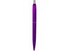 Пластиковая шариковая ручка"Vivid" с покрытием металлик, фиолетовый
