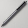 Пластиковая шариковая ручка "Эрика" из RABS, серый/черный