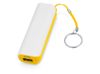 Портативное зарядное устройство (power bank) Basis, 2000 mAh, белый/желтый