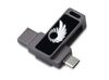 Флешка 32 ГБ USB Type-C и USB 3.0 с подсветкой лого «Спинлайт»