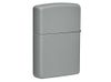 Зажигалка ZIPPO Classic с покрытием Flat Grey, латунь/сталь, серая, глянцевая, 38x13x57 мм