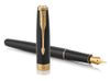 Перьевая ручка Parker Sonnet Black Lacquer GT, перо: F или М , цвет чернил: black, в подарочной упаковке