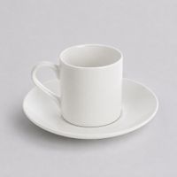 Кофейная пара прямой формы Espresso, 100мл, белый