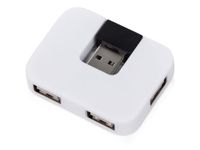 USB Hub "Gaia" на 4 порта, белый