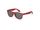 Солнцезащитные очки DAX с эффектом под дерево, темно-красный