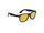Солнцезащитные очки CIRO с зеркальными линзами, черный/желтый