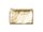 Кошелек MAUVE из полиуретана с глянцевой отделкой, золотистый