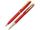 Набор Pierre Cardin PEN&PEN: ручка шариковая + роллер. Цвет - красный. Упаковка Е.