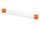 Футляр-туба пластиковый для ручки «Tube 2.0», прозрачный/оранжевый