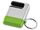 Подставка-брелок для мобильного телефона "GoGo", серебристый/зеленый