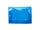 Косметичка CARIBU из прозрачного ПВХ с герметичным замком, королевский синий