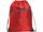 Рюкзак-мешок NINFA с карманом на молнии, красный