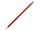 Шестигранный карандаш с ластиком "Presto", красный