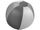 Мяч надувной пляжный «Trias», серый