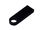 USB 2.0-флешка на 128 Гб с мини чипом и круглым отверстием, черный