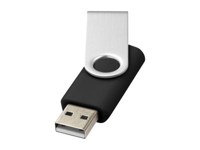 Флеш-карта "Rotate" USB 2.0 на 2 Гб, черный