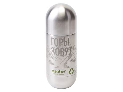 Термос «ORB», переработанная нержавеющая сталь (гравировка)