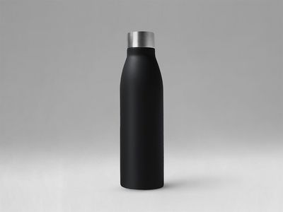 Стальная бутылка "Rely", 650 мл, черный матовый