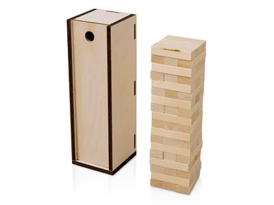 Настольная игра из дерева "Башня" в деревянной коробке