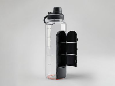 Бутылка для воды «Electrolyte», черный