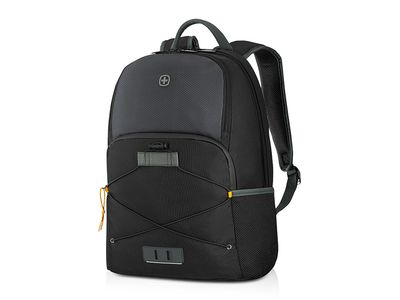 Рюкзак WENGER Trayl 15.6", чёрный, переработанный ПЭТ, 34 x 20 x 45 см, 22 л.