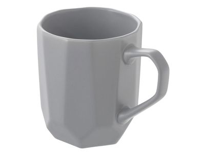 Кружка с гранями Amery, 310мл, серый матовый
