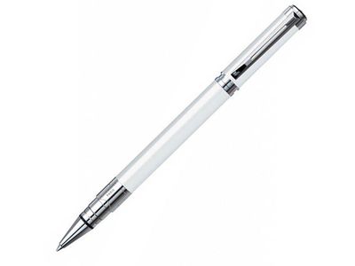 Ручка роллер Waterman «Perspective Pure White CT F», белый/серебристый