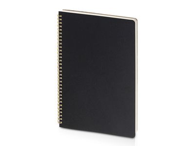 Бизнес тетрадь на гребне А4 "Pragmatic", 100 листов в клетку, черный