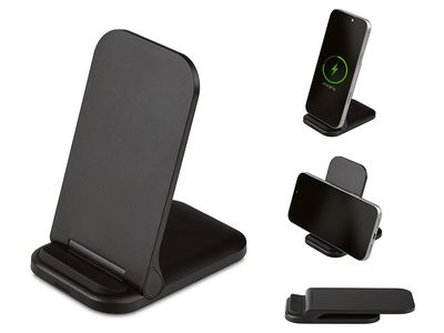 Беспроводное зарядное устройство «Foldy», 15 Вт, черный