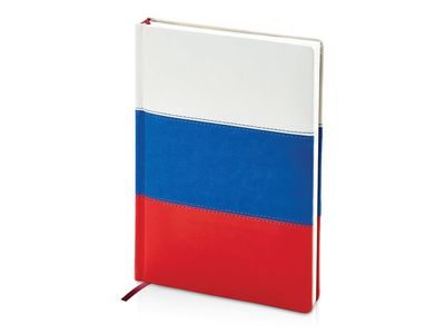 Ежедневник недатированный А5+ "Россия. Флаг"