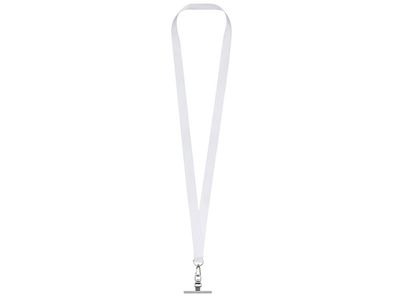 Ланъярд 2 см под сублимацию с трендовым карабином и металлическим держателем для телефона, серебристый