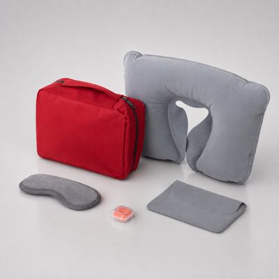 Набор для путешествий "Comfy Flight", красный