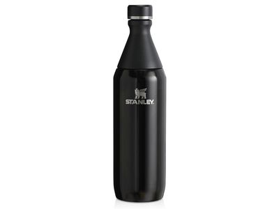 Бутылка для воды Stanley All Day Slim объемом 600 мл - черный глянцевый