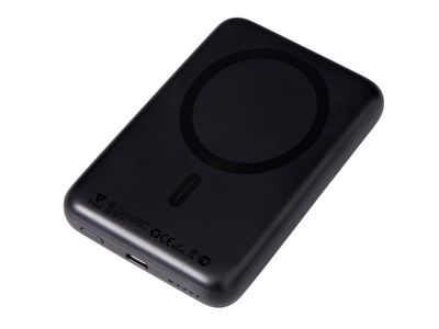 Магнитный внешний беспроводной аккумулятор «Polarix», QC/PD, 10000 мАч, черный