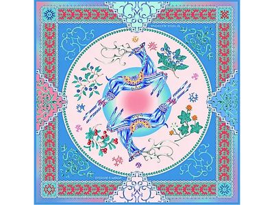 Платок «Северное сияние»