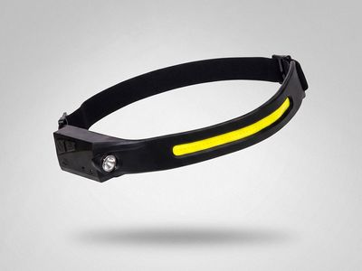Налобный фонарь 2-в-1 c управлением жестами "Spacelight", черный