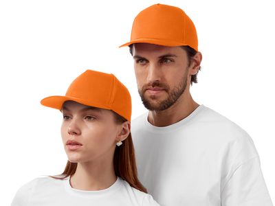 Бейсболка "Mix" 5-ти панельная 180 гр, оранжевый
