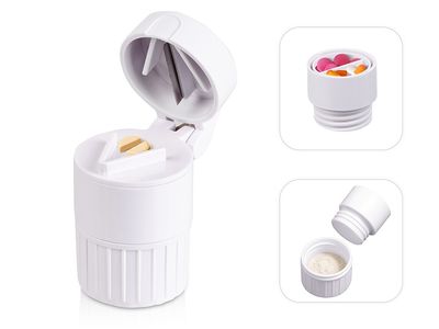 Футляр для мелочей с измельчителем "Avicenna", белый