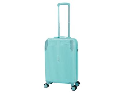 Чемодан TORBER В Отпуск, бирюзовый, ABS-пластик, 41 х 25 х 61 см, 48 л, 2,7 кг