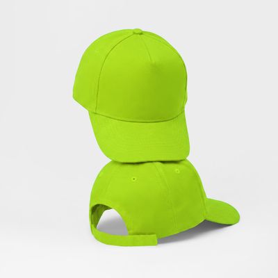 Бейсболка "Poly" 5-ти панельная 120 гр, зеленое яблоко