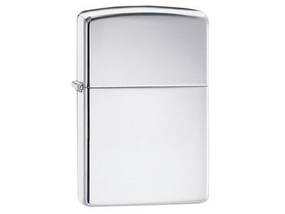 Зажигалка ZIPPO Classic с покрытием High Polish Chrome, латунь/сталь, серебристая, 38x13x57 мм