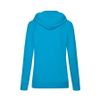 Толстовка женская без начеса LIGHTWEIGH HOODED SWEAT 240, голубой лазурный