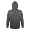 Толстовка унисекс с капюшоном SNAKE 280, тёмно-серый меланж
